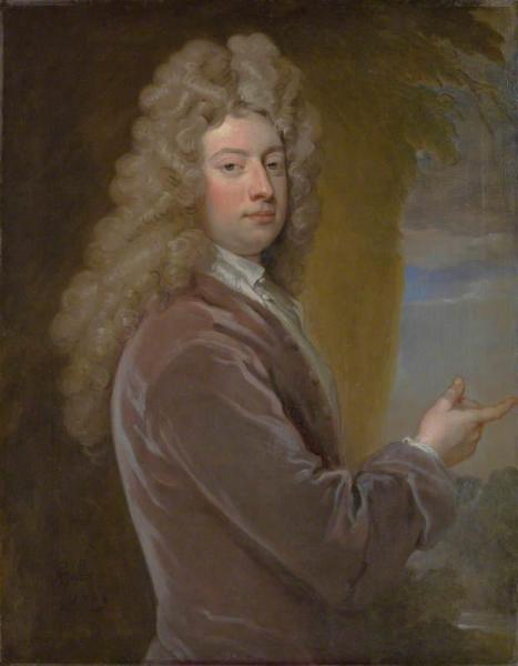 William Congreve by Sir Godfrey Kneller, Bt. Oil Painting Reproductions
