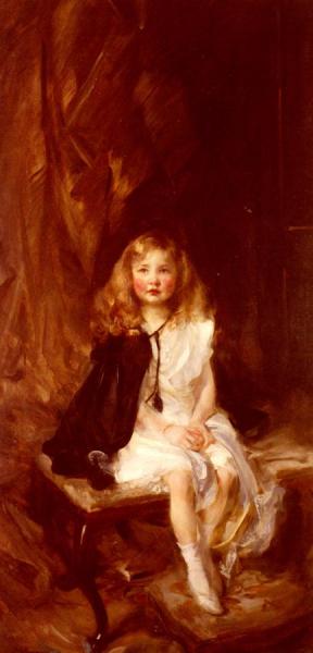 Bridget, Daughter Of Harold Nickols, Esq. by Sir James Jebusa Shannon Oil Painting Reproductions