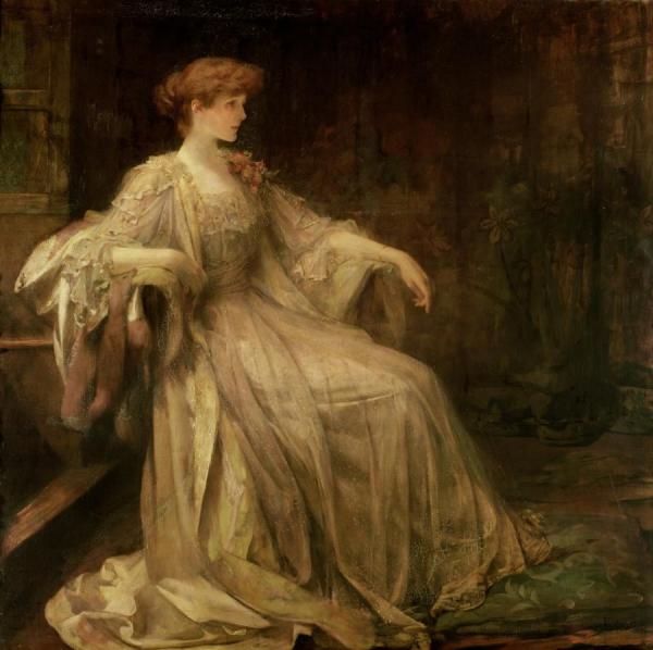 Portrait Of Violet, Duchess Of Rutland by Sir James Jebusa Shannon