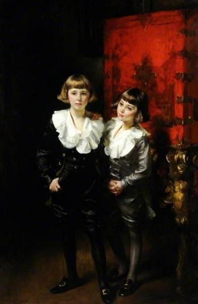 The Children Of Douglas Vickers by Sir James Jebusa Shannon
