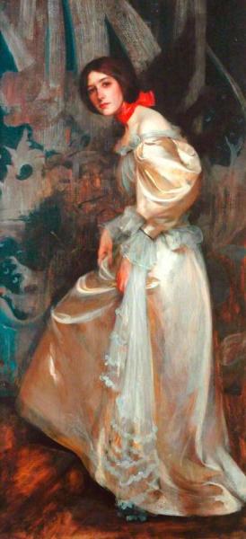 The Stairs by Sir James Jebusa Shannon Oil Painting Reproductions