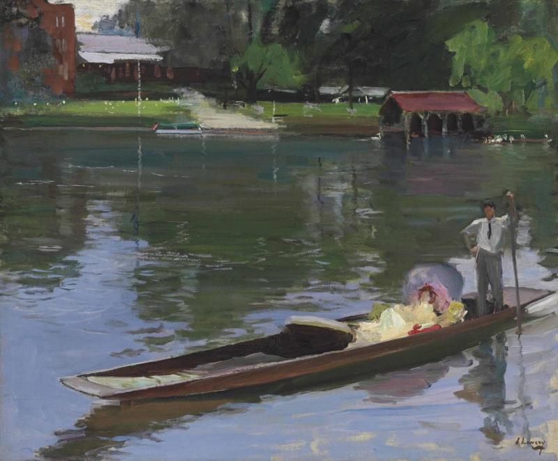 A Summer Evening - The Thames, 1913 by Sir John Lavery