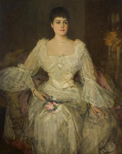 Portrait Of Lady Lyle by Sir John Lavery Oil Painting Reproductions