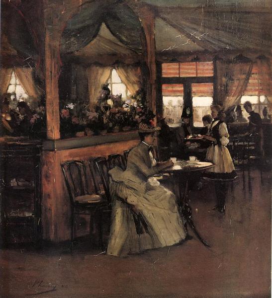 A Cup Of Chocolate by Sir John Lavery