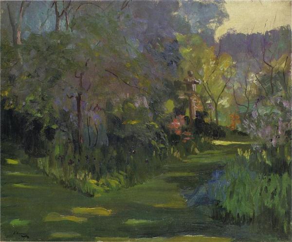 A Japanese Garden by Sir John Lavery