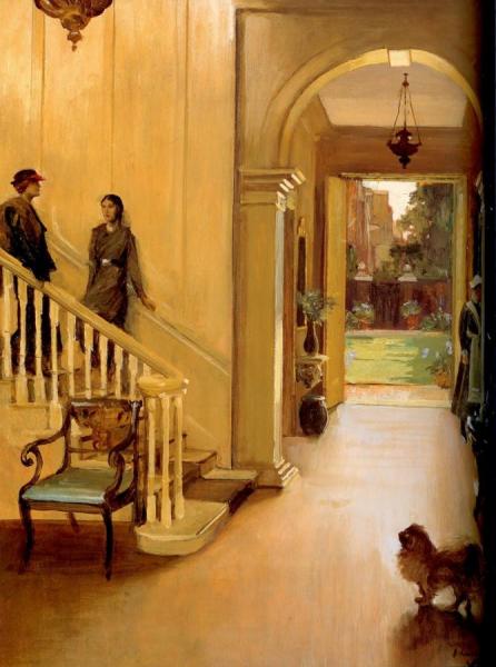 Argyll House Hall by Sir John Lavery