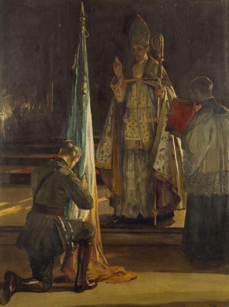 Sir John Lavery Blessing Of The Colours