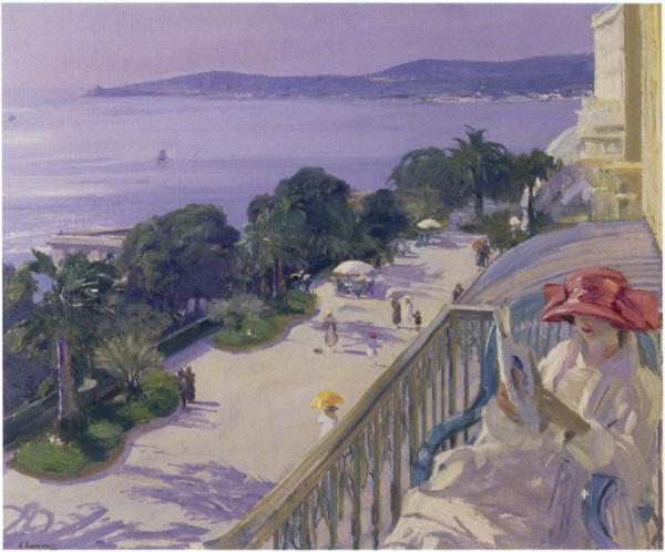 Cap D'ail by Sir John Lavery Oil Painting Reproductions