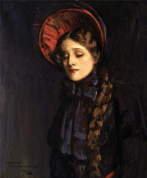 Edna May In The Belle Of New York by Sir John Lavery