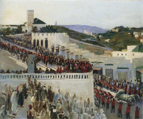 Funeral Procession In Tangier by Sir John Lavery