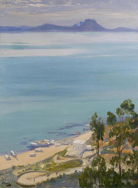 Morning On The Bay, Tunis by Sir John Lavery