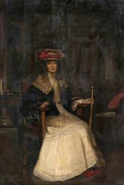 Mrs Robert Bontine Cunninghame Graham by Sir John Lavery Oil Painting Reproductions