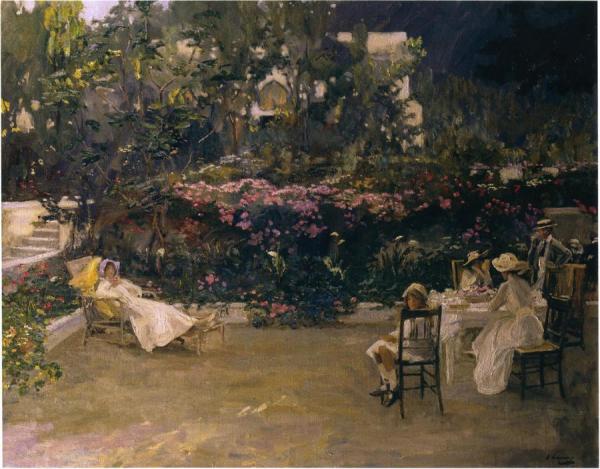 My Garden In Morocco by Sir John Lavery