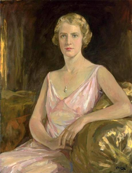 Sir John Lavery Portrait Of Cynthia Zur Nedden