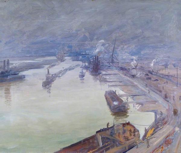 Richborough In Fog by Sir John Lavery