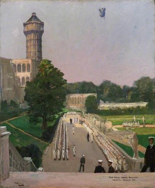 Royal Naval Division, Crystal Palace by Sir John Lavery