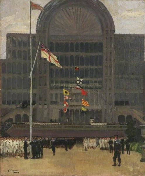 Royal Naval Volunteer Reserve, Crystal Palace by Sir John Lavery