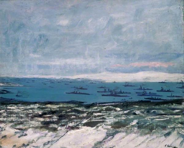 Scapa Flow, Orkney, From The Signal Station by Sir John Lavery