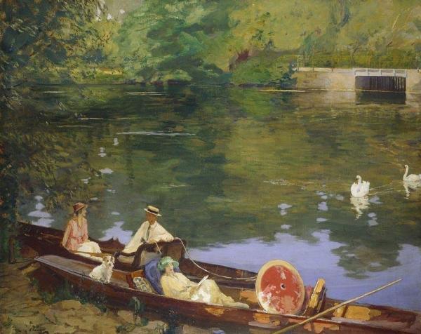 Sutton Courtenay by Sir John Lavery