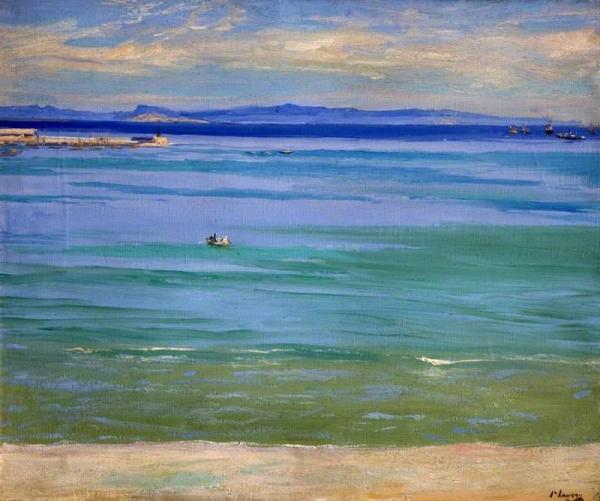 Tangier Bay, Sunshine by Sir John Lavery