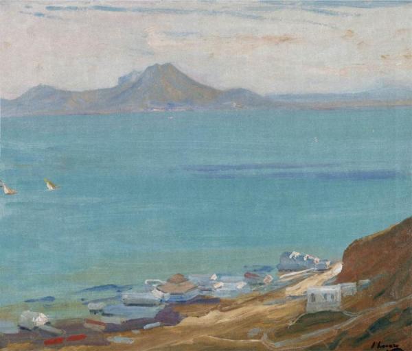 The Bay Of Tunis by Sir John Lavery Oil Painting Reproductions
