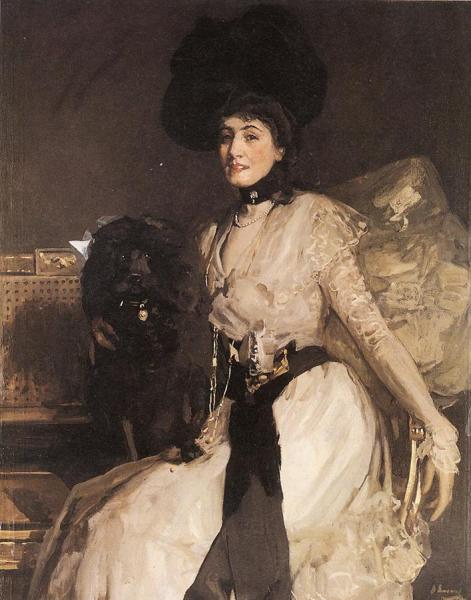 Sir John Lavery The Black Poodle