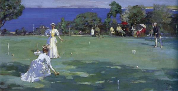 The Croquet Party by Sir John Lavery