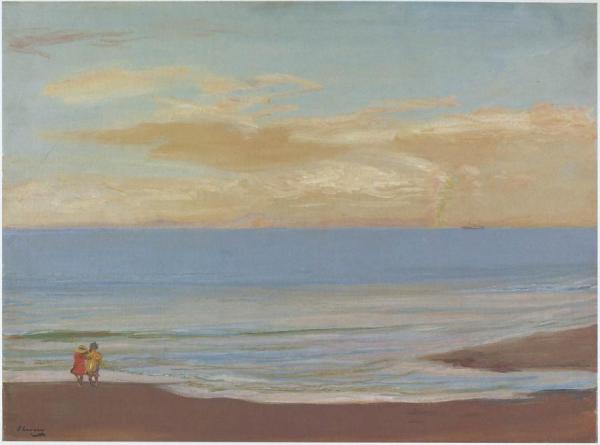 The End Of The Day, Tangier Bay by Sir John Lavery