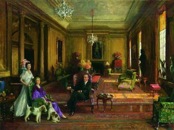 The Family Of Lord Duveen by Sir John Lavery