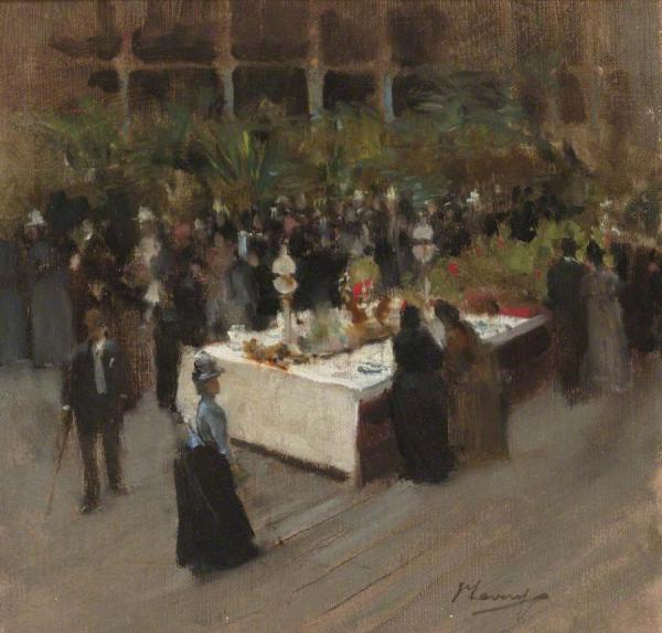 The Flower Show by Sir John Lavery