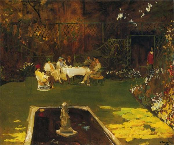 The Garden At Ardilea by Sir John Lavery