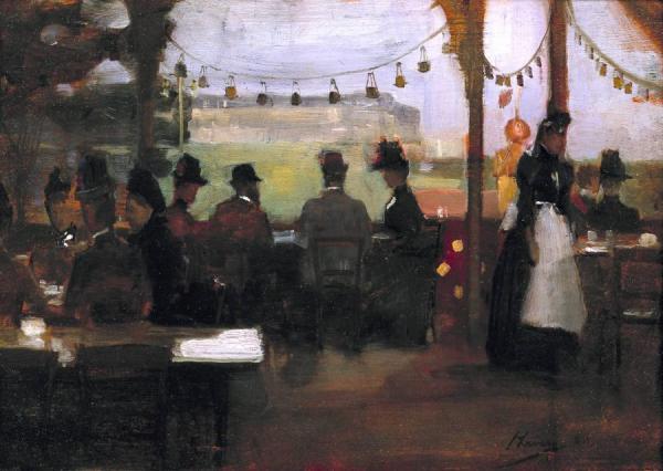 The Glasgow Exhibition, 1888 by Sir John Lavery
