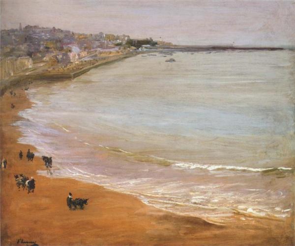 The Harbor, Tangier by Sir John Lavery