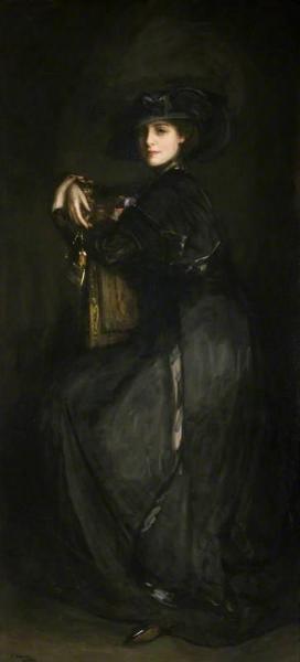The Lady In Black by Sir John Lavery