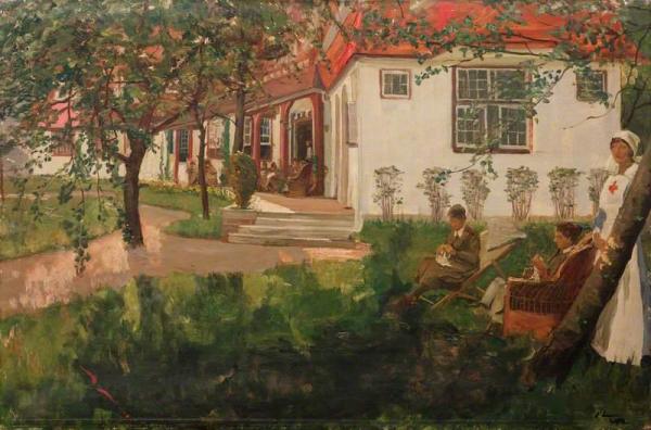 The Queen Mary's Army Auxiliary Corps Convalescent Home, Le Touquet by Sir John Lavery