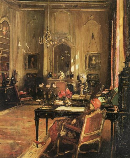 The Red Hat by Sir John Lavery