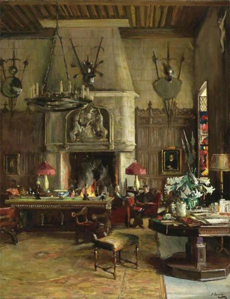 The Salon, 901 Fifth Avenue by Sir John Lavery Oil Painting Reproductions