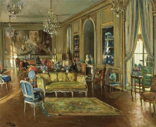The Salon, 901 Fifth Avenue by Sir John Lavery