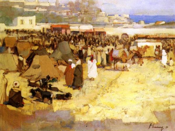The Soko, Tangier by Sir John Lavery