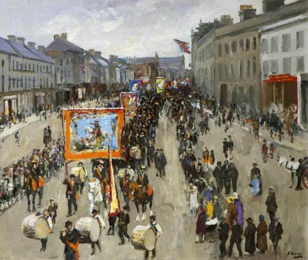 The Twelfth Of July In Portadown by Sir John Lavery