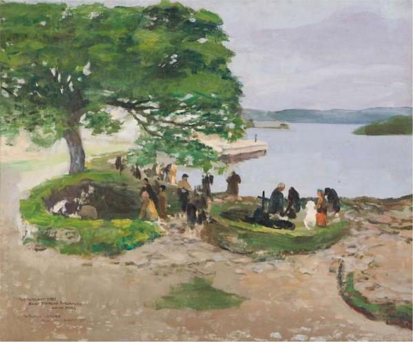 The Walnut Tree, St. Patricks by Sir John Lavery