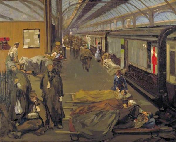The Wounded At Dover by Sir John Lavery
