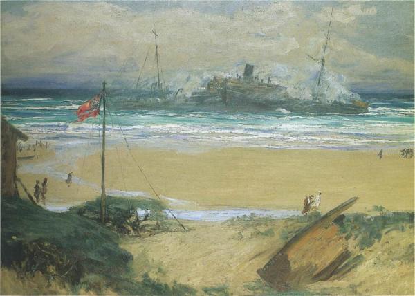 The Wreck Of The Ss Delhi by Sir John Lavery