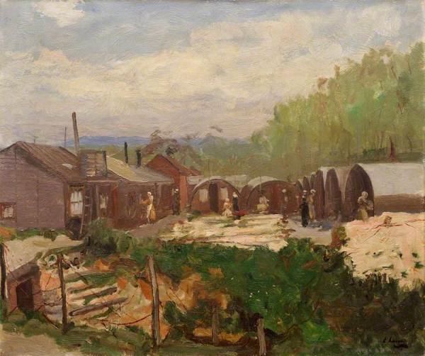 Voluntary Aid Detachment Camp, Rouen by Sir John Lavery