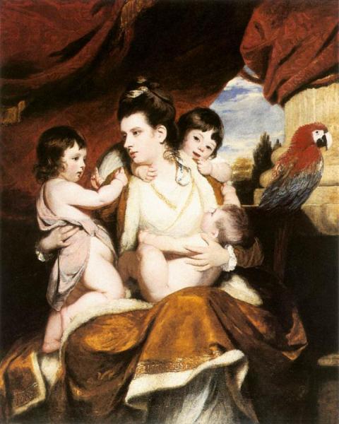 Lady Cockburn And Her Three Eldest Sons by Sir Joshua Reynolds