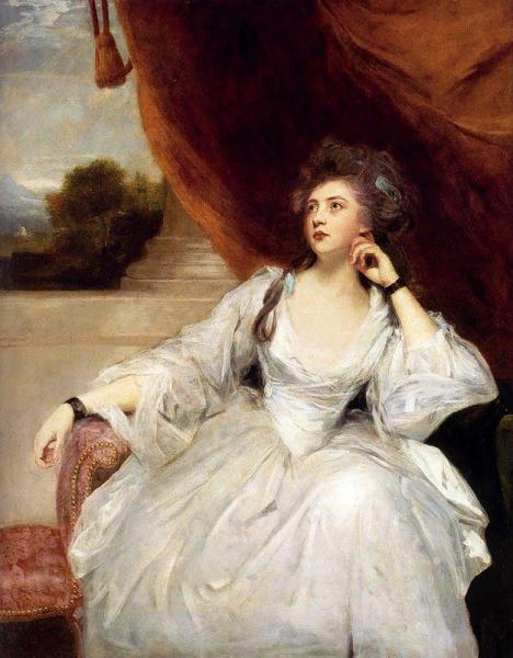 Portrait Of Mrs. Stanhope by Sir Joshua Reynolds