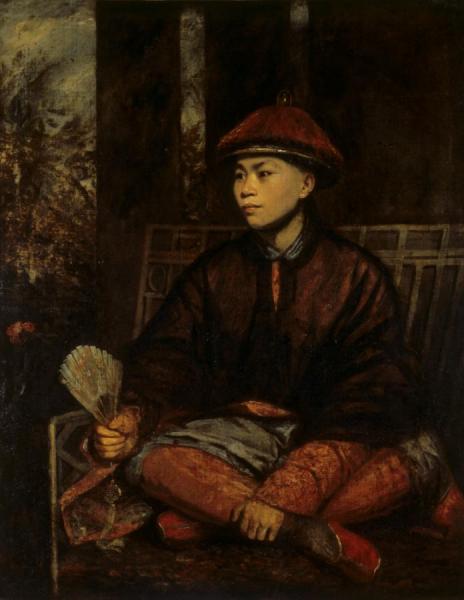 Portrait Of Wang At Tong: A Chinese by Sir Joshua Reynolds