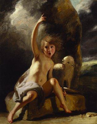 Saint John The Baptist In The Wilderness by Sir Joshua Reynolds