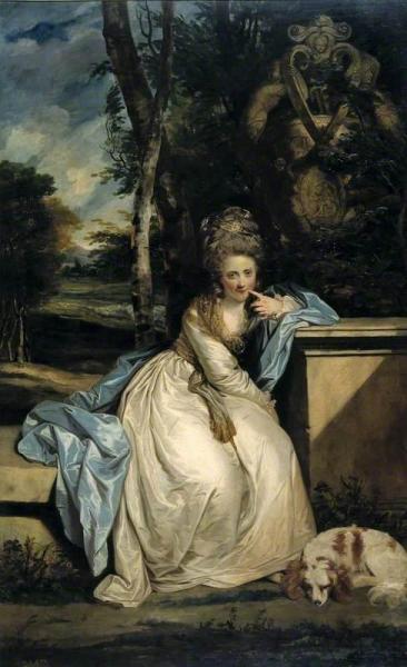 The Hon Miss Monckton by Sir Joshua Reynolds