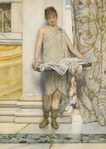 A Balneatrix by Sir Lawrence Alma-tadema